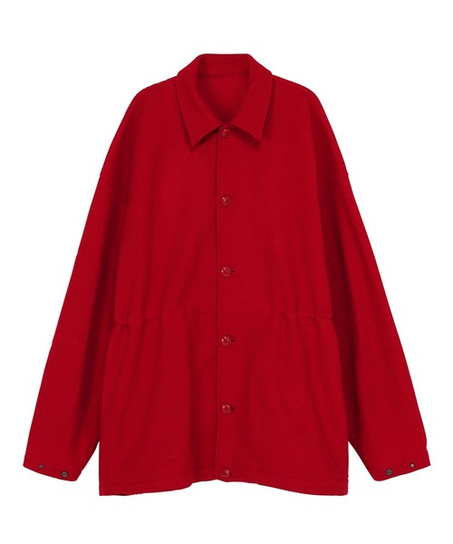 ZUCCa(ズッカ)の「MILLED WOOL JERSEY / ブルゾン(ブルゾン・レディース・レッド・M size/XL)」の6枚目の写真