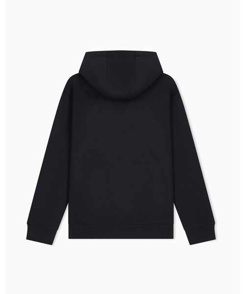 ARMANI EXCHANGE(アルマーニエクスチェンジ)の「【A|X アルマーニ エクスチェンジ】<オンライン限定>エンブロイダードロゴ フーデッドスウェットプルオーバー(スウェット・メンズ・ブラック・LARGE/X-SMALL/X-LARGE/SMALL/MEDIUM)」の2枚目の写真