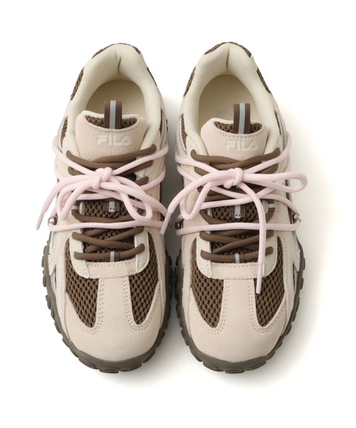 FILA（フィラ）の「FILA ECHAPPE MS LC / フィラ エシャッペ MS LC（スニーカー・レディース・ベージュ・23.0cm/23.5cm/24.0cm/24.5cm/25.0cm）」の2枚目の写真