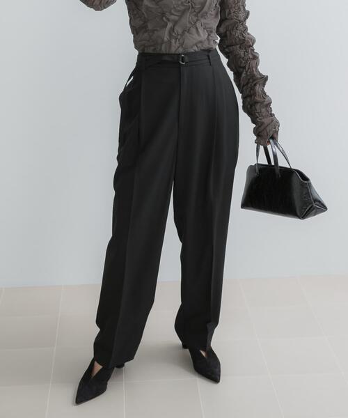 URBAN RESEARCH ROSSO WOMEN(アーバンリサーチ ロッソ)の「ウール混センプレタックパンツ(その他パンツ・レディース・グリーン/ブラック・38/36)」の10枚目の写真