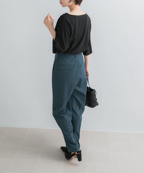 URBAN RESEARCH ROSSO WOMEN(アーバンリサーチ ロッソ)の「ウール混センプレタックパンツ(その他パンツ・レディース・グリーン/ブラック・38/36)」の18枚目の写真