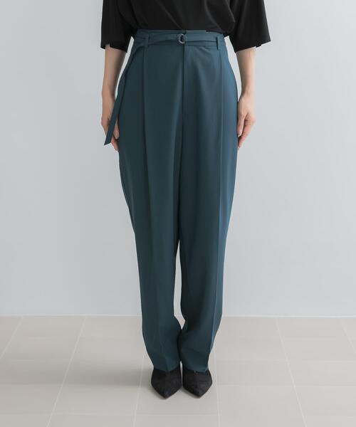 URBAN RESEARCH ROSSO WOMEN(アーバンリサーチ ロッソ)の「ウール混センプレタックパンツ(その他パンツ・レディース・グリーン/ブラック・38/36)」の17枚目の写真