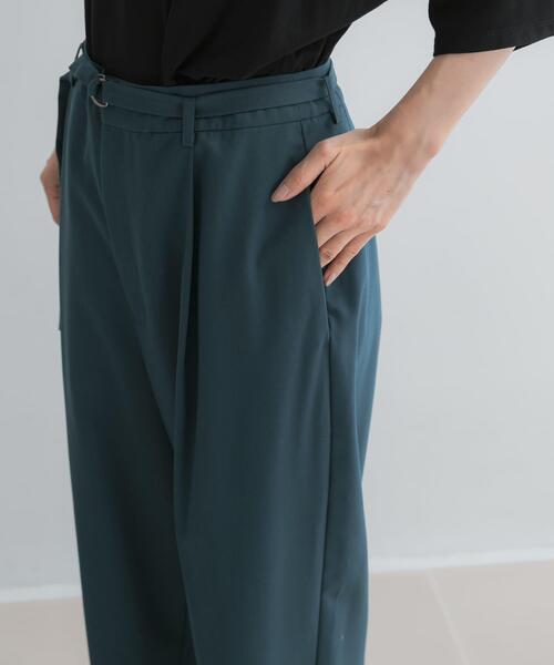 URBAN RESEARCH ROSSO WOMEN(アーバンリサーチ ロッソ)の「ウール混センプレタックパンツ(その他パンツ・レディース・グリーン/ブラック・38/36)」の14枚目の写真