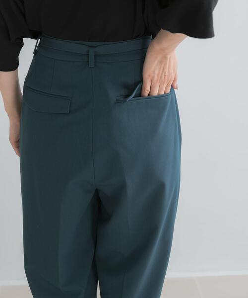 URBAN RESEARCH ROSSO WOMEN(アーバンリサーチ ロッソ)の「ウール混センプレタックパンツ(その他パンツ・レディース・グリーン/ブラック・38/36)」の13枚目の写真