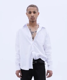 LAST NEST/ラストネスト/WHITE CROSS BUTTON L/S SHIRTS