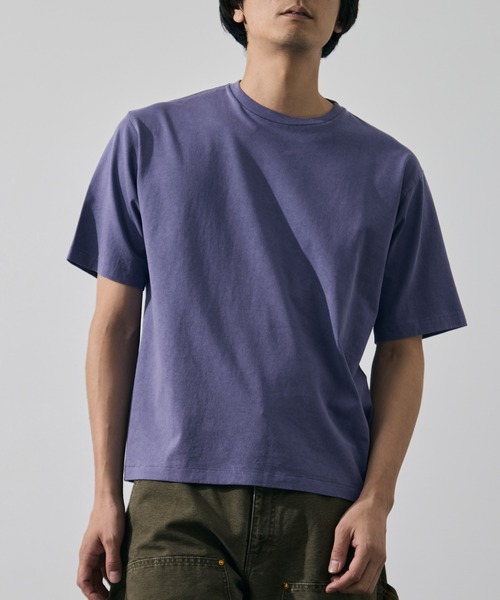 KEY TIMEZ(キータイムズ)の「【KEY TIMEZ/キータイムズ】ヴィンテージウォッシュTee(Tシャツ/カットソー・メンズ・ダークパープル/レッド/オフホワイト/ダークグレー・2/1/3)」の4枚目の写真
