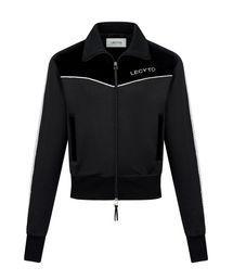 LECYTO（レシト）の「Piping Line Track Zip Up Jacket_[Black]（ナイロンジャケット）」