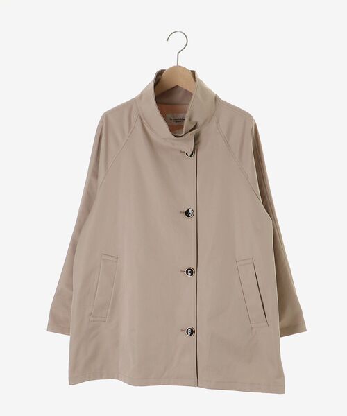 le.coeur blanc(ルクールブラン)の「【撥水】ツイルストレッチステンカラーコート(ステンカラーコート・レディース・ブラウン/サンドベージュ・38)」の13枚目の写真