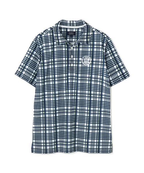 PEARLY GATES(パーリーゲイツ)の「【PEARLY GATES】メッシュジャガード半袖ポロシャツ <チェック柄> (MENS)(ポロシャツ・メンズ・ホワイト系その他・MEDIUM/X-LARGE/LARGE/XX-LARGE)」の14枚目の写真