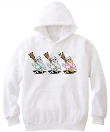Moftique(モフティック) プルパーカー スウェット ポップバードイラスト アニマル プリント 8.4オンス トップス メンズ レディース ユニセックス