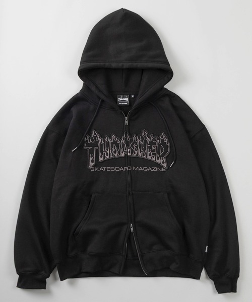 THRASHER(スラッシャー)の「【70】【THRASHER/スラッシャー】 柄アソート ダブルジップ パーカー/フーディー/オーバーサイズ/ライトアウター/ヒョウ柄/レオパード/リアルツリー/カモフラ/Y2K/裏起毛/ダブルZIP/ショート丈あり/ユニセックス/レディース/メンズ(パーカー・メンズ・ピンク/ブラック/グレー/ブラック系/ブラック系1/グリーン系カモフラージュ/グレー系カモフラージュ・M/L/XL/FREE)」の18枚目の写真