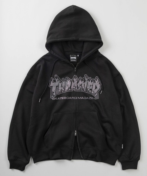 THRASHER(スラッシャー)の「【70】【THRASHER/スラッシャー】 柄アソート ダブルジップ パーカー/フーディー/オーバーサイズ/ライトアウター/ヒョウ柄/レオパード/リアルツリー/カモフラ/Y2K/裏起毛/ダブルZIP/ショート丈あり/ユニセックス/レディース/メンズ(パーカー・メンズ・ピンク/ブラック/グレー/ブラック系/ブラック系1/グリーン系カモフラージュ/グレー系カモフラージュ・M/L/XL/FREE)」の20枚目の写真