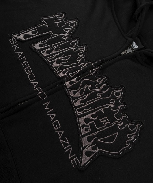 THRASHER(スラッシャー)の「【70】【THRASHER/スラッシャー】 柄アソート ダブルジップ パーカー/フーディー/オーバーサイズ/ライトアウター/ヒョウ柄/レオパード/リアルツリー/カモフラ/Y2K/裏起毛/ダブルZIP/ショート丈あり/ユニセックス/レディース/メンズ(パーカー・メンズ・ピンク/ブラック/グレー/ブラック系/ブラック系1/グリーン系カモフラージュ/グレー系カモフラージュ・M/L/XL/FREE)」の19枚目の写真