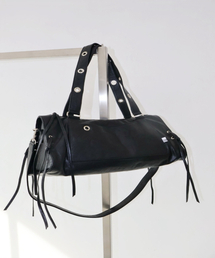 EYELET LEATHER BAG (VER.3) - BLACK