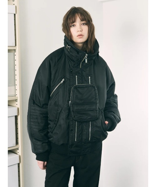 PHINGERIN(フィンガリン)の「PHINGERIN VISOR LIFT FLIGHT JACKET (PD-262-JK-011)(その他アウター・メンズ・ブラック・LARGE)」の1枚目の写真