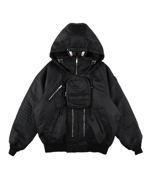 PHINGERIN(フィンガリン)の「PHINGERIN VISOR LIFT FLIGHT JACKET (PD-262-JK-011)(その他アウター・メンズ・ブラック・LARGE)」の6枚目の写真