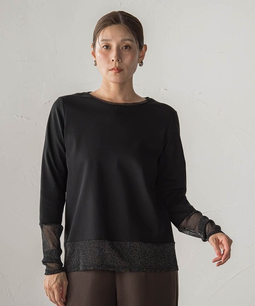 la.f…（ラエフ）の「袖切り替えプルオーバー（Tシャツ/カットソー・レディース・ホワイト/ブラック・9号）」の18枚目の写真