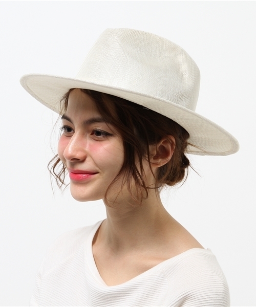 Casselini(キャセリーニ)の「【mystic】casselini サマーメッシュハット(ハット・レディース・ホワイト/ブラック・フリ-)」の3枚目の写真