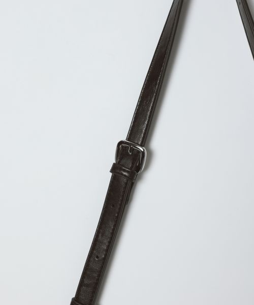 JEANASIS(ジーナシス)の「ヴィンテージソフトフラップBAG/1080971(ショルダーバッグ・レディース・ブラウン/ブラック・FREE)」の10枚目の写真