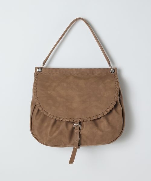 JEANASIS(ジーナシス)の「ヴィンテージソフトフラップBAG/1080971(ショルダーバッグ・レディース・ブラウン/ブラック・FREE)」の20枚目の写真