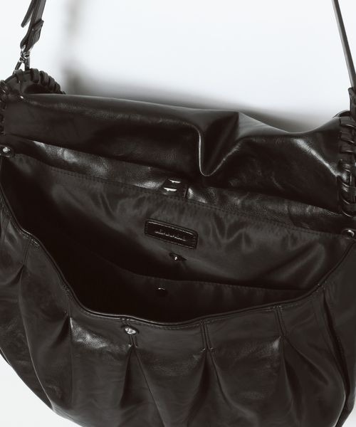 JEANASIS(ジーナシス)の「ヴィンテージソフトフラップBAG/1080971(ショルダーバッグ・レディース・ブラウン/ブラック・FREE)」の17枚目の写真
