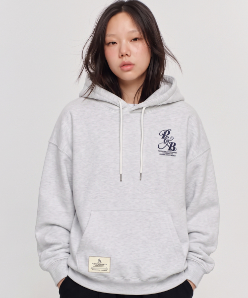 PAPERBOY(ペーパーボーイ)の「レガシーサークル フーディー-ホワイトメランジ(パーカー・レディース・その他・X-SMALL/LARGE/SMALL/MEDIUM)」の4枚目の写真