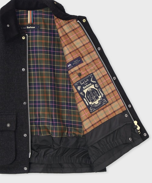Barbour(バブアー)の「"Paul Smith loves Barbour" Transport ウールジャケット【263701 MWO0318】(その他アウター・メンズ・ダークグレー・SMALL/MEDIUM/LARGE)」の5枚目の写真