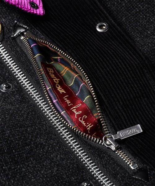 Barbour(バブアー)の「"Paul Smith loves Barbour" Transport ウールジャケット【263701 MWO0318】(その他アウター・メンズ・ダークグレー・SMALL/MEDIUM/LARGE)」の8枚目の写真