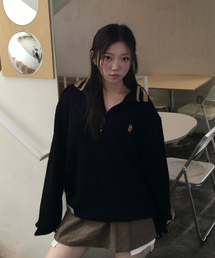 BEENTRILL（ビントリル）の「ソーホー ニット ハーフジップ（ブラック）（ニット/セーター）」