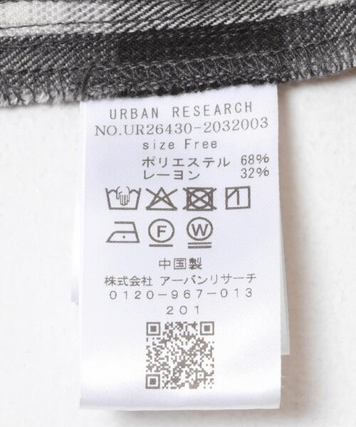 URBAN RESEARCH(アーバンリサーチ)の「起毛チェック2WAYシャツ(シャツ/ブラウス・レディース・ブラック/ブラウン・FREE)」の11枚目の写真