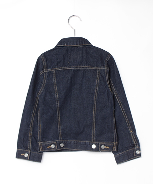 VENCEEXCHANGE（ヴァンスエクスチェンジ）の「kids ベーシックGジャン         （デニムジャケット・キッズ・ブルー/スカイブルー・150cm/140cm/130cm/120cm）」の3枚目の写真