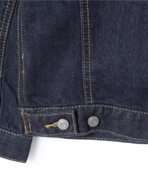 VENCEEXCHANGE（ヴァンスエクスチェンジ）の「kids ベーシックGジャン         （デニムジャケット・キッズ・ブルー/スカイブルー・150cm/140cm/130cm/120cm）」の8枚目の写真