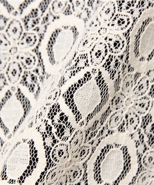 mystic（ミスティック）の「レーススリットワンピース（ワンピース・レディース・オフホワイト/アイボリー/ブラック・ﾌﾘ-）」の10枚目の写真