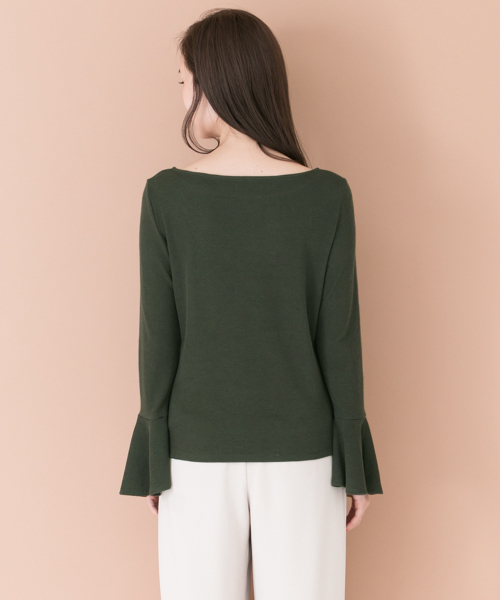 URBAN RESEARCH（アーバンリサーチ）の「UR 袖スリットフレアプルオーバー（Tシャツ/カットソー・レディース・オフホワイト/グレー/ブラック/カーキ/ブラウン・FREE）」の10枚目の写真