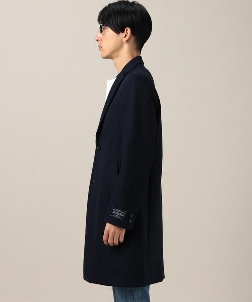 BEAUTY&YOUTH UNITED ARROWS（ビューティーアンドユースユナイテッドアローズ）の「BY インテスプラ メルトン チェスターコート◆（チェスターコート・メンズ・ダークグレー/ロイヤルブルー/ネイビー・LARGE/MEDIUM/SMALL/X-LARGE）」の21枚目の写真