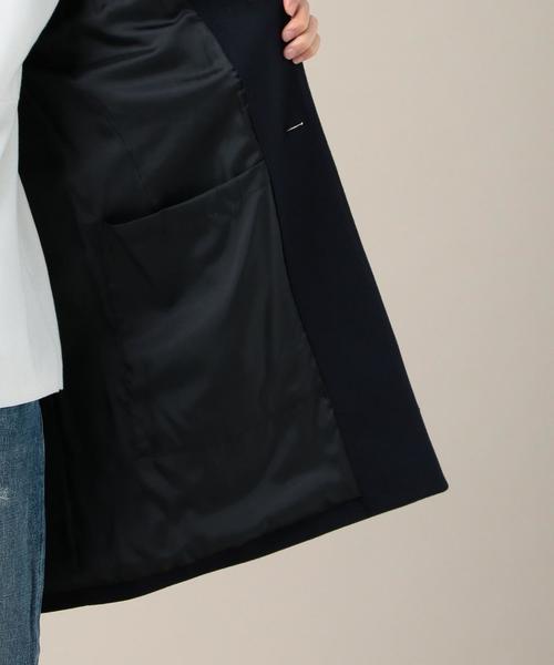 BEAUTY&YOUTH UNITED ARROWS（ビューティーアンドユースユナイテッドアローズ）の「BY インテスプラ メルトン チェスターコート◆（チェスターコート・メンズ・ダークグレー/ロイヤルブルー/ネイビー・LARGE/MEDIUM/SMALL/X-LARGE）」の14枚目の写真