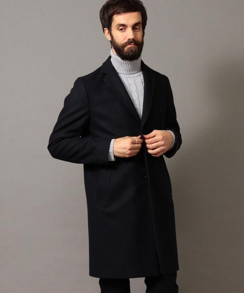 BEAUTY&YOUTH UNITED ARROWS（ビューティーアンドユースユナイテッドアローズ）の「BY インテスプラ メルトン チェスターコート◆（チェスターコート・メンズ・ダークグレー/ロイヤルブルー/ネイビー・LARGE/MEDIUM/SMALL/X-LARGE）」の17枚目の写真