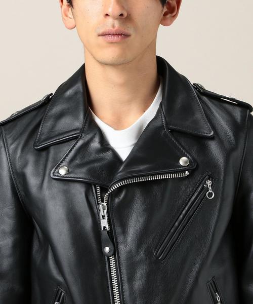 schott(ショット)の「<Schott(ショット)> ONE STAR RDS/ライダースジャケット(ライダースジャケット・メンズ・ブラック・40/38/36)」の9枚目の写真