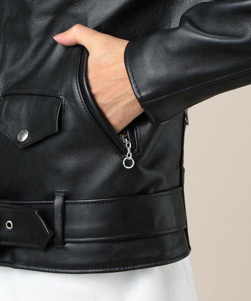 schott(ショット)の「<Schott(ショット)> ONE STAR RDS/ライダースジャケット(ライダースジャケット・メンズ・ブラック・40/38/36)」の10枚目の写真