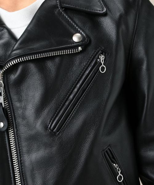 schott(ショット)の「<Schott(ショット)> ONE STAR RDS/ライダースジャケット(ライダースジャケット・メンズ・ブラック・40/38/36)」の5枚目の写真