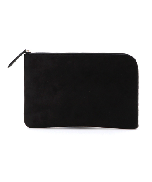 VENCEEXCHANGE（ヴァンスエクスチェンジ）の「スウェードクラッチバッグ（クラッチバッグ・メンズ・ライトブラウン/ブラック・FREE）」の2枚目の写真