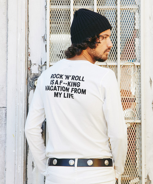 HYSTERIC GLAMOUR（ヒステリックグラマー）の「Courtney Love/COURTNEY 1992 pt T-SH（Tシャツ/カットソー・メンズ・ホワイト/パープル/ブラック・SMALL/MEDIUM/LARGE）」の17枚目の写真