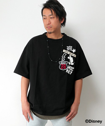 Disney | Disney(ディズニー)ミッキーワッペンBIG半袖Tシャツ(Tシャツ/カットソー)