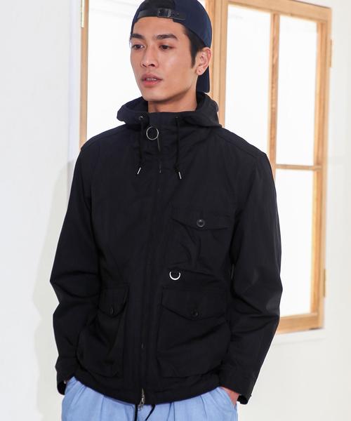 green label relaxing（グリーンレーベルリラクシング）の「BC C/WTHER CLOTH デッキパーカー ◆（その他アウター・メンズ・ブラック/ロイヤルブルー/ベージュ・SMALL/XX-LARGE/X-LARGE/X-SMALL/MEDIUM/LARGE）」の2枚目の写真