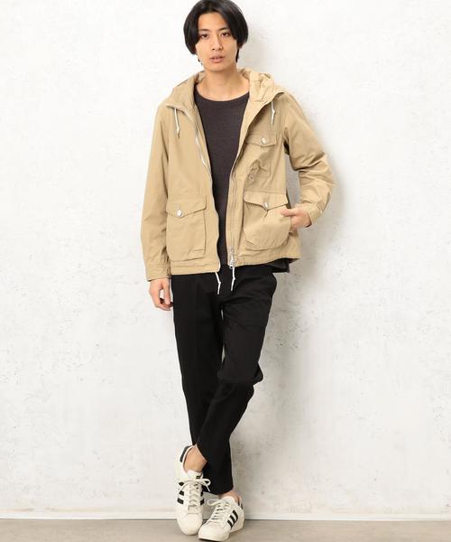 green label relaxing（グリーンレーベルリラクシング）の「BC C/WTHER CLOTH デッキパーカー ◆（その他アウター・メンズ・ブラック/ロイヤルブルー/ベージュ・SMALL/XX-LARGE/X-LARGE/X-SMALL/MEDIUM/LARGE）」の14枚目の写真