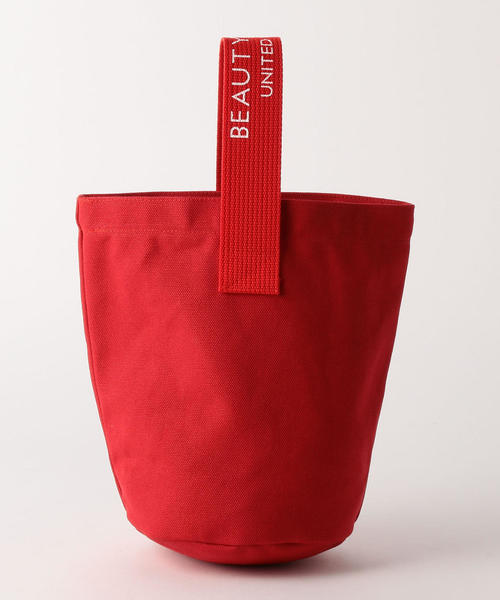 BEAUTY&YOUTH UNITED ARROWS（ビューティーアンドユースユナイテッドアローズ）の「BY キャンバス B&Yロゴハンドルバッグ 2 о（トートバッグ・レディース・ブラック/レッド/ナチュラル/オリーブ/ケリー・FREE）」の5枚目の写真