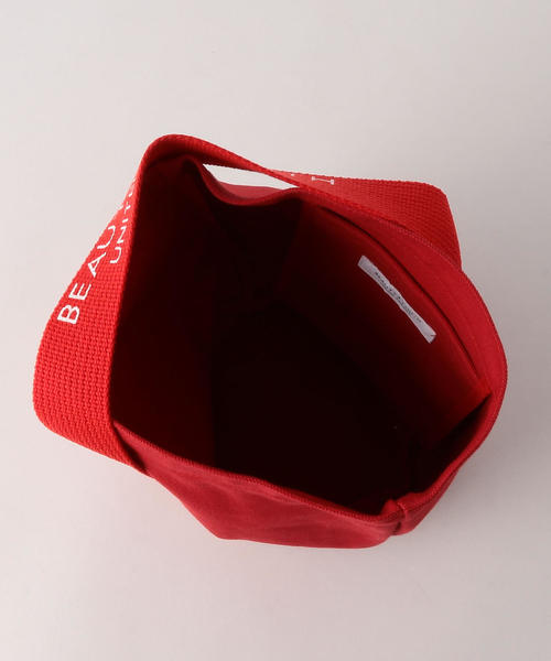 BEAUTY&YOUTH UNITED ARROWS（ビューティーアンドユースユナイテッドアローズ）の「BY キャンバス B&Yロゴハンドルバッグ 2 о（トートバッグ・レディース・ブラック/レッド/ナチュラル/オリーブ/ケリー・FREE）」の8枚目の写真