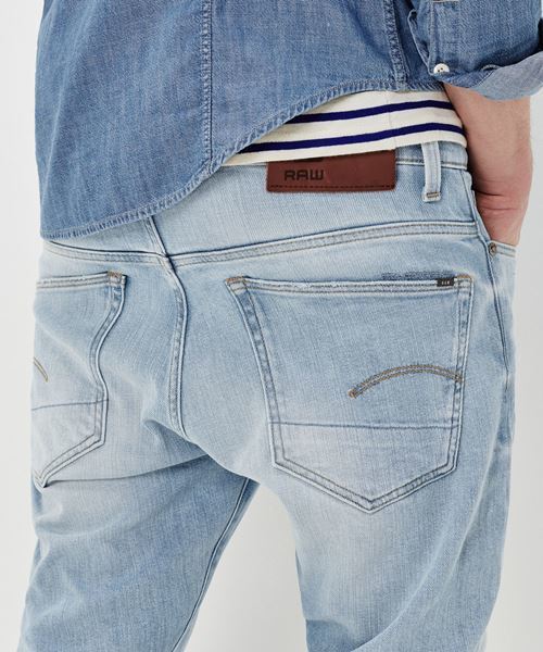 G-STAR（ジースター）の「3301 Tapered（デニムパンツ・メンズ・ブルー系その他・30/32/28/31/34/33/29）」の4枚目の写真