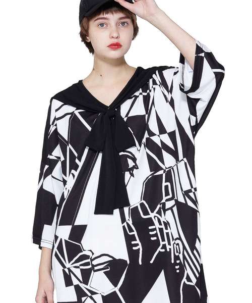 ankoROCK(アンコロック)の「絵画セーラーTシャツ エクスクルーシブ -メガビッグ-(Tシャツ/カットソー・メンズ・A・ONE SIZE)」の1枚目の写真