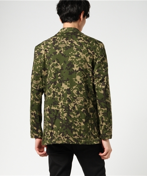 HYSTERIC GLAMOUR（ヒステリックグラマー）の「FLECK WOMAN総柄 JK（テーラードジャケット・メンズ・グリーン系カモフラージュ・SMALL/MEDIUM/LARGE）」の12枚目の写真